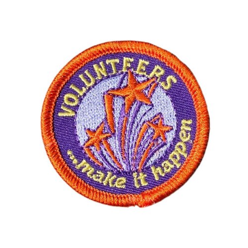 Volunteers Make It Happen Fun Patch