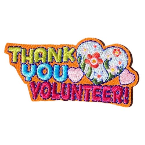 Thank You Volunteer Fun Patch