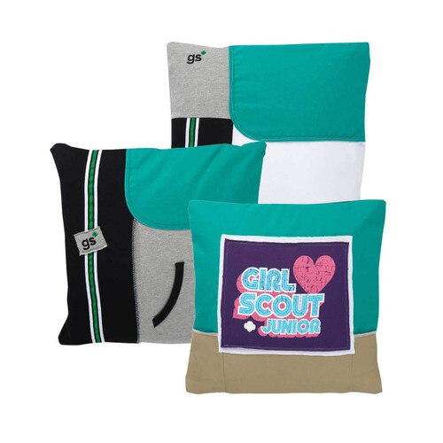 junior upcycled pillow