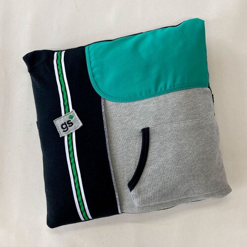 junior upcycled pillow