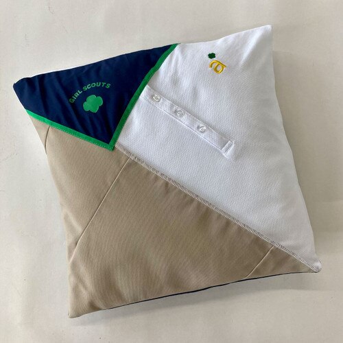 ambassador upcycled pillow