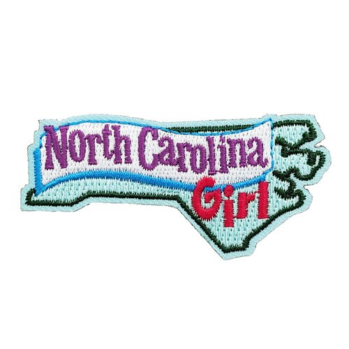 North Carolina Girl Fun Patch