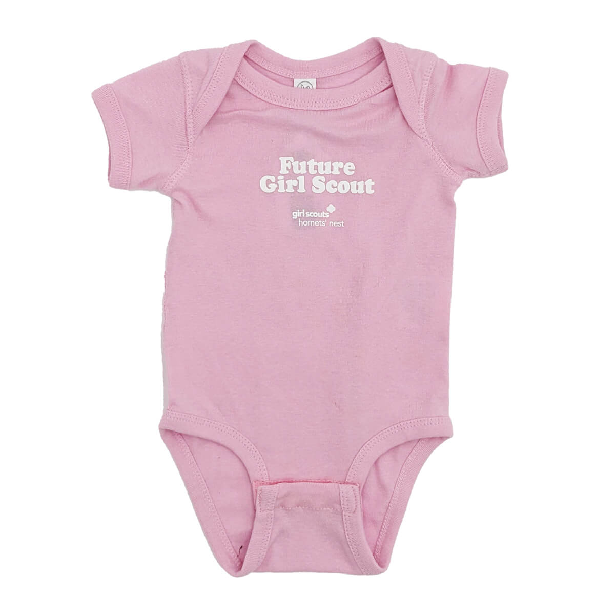 Girl Scout Hornets' Nest Future Girl Scout Onesie Pink