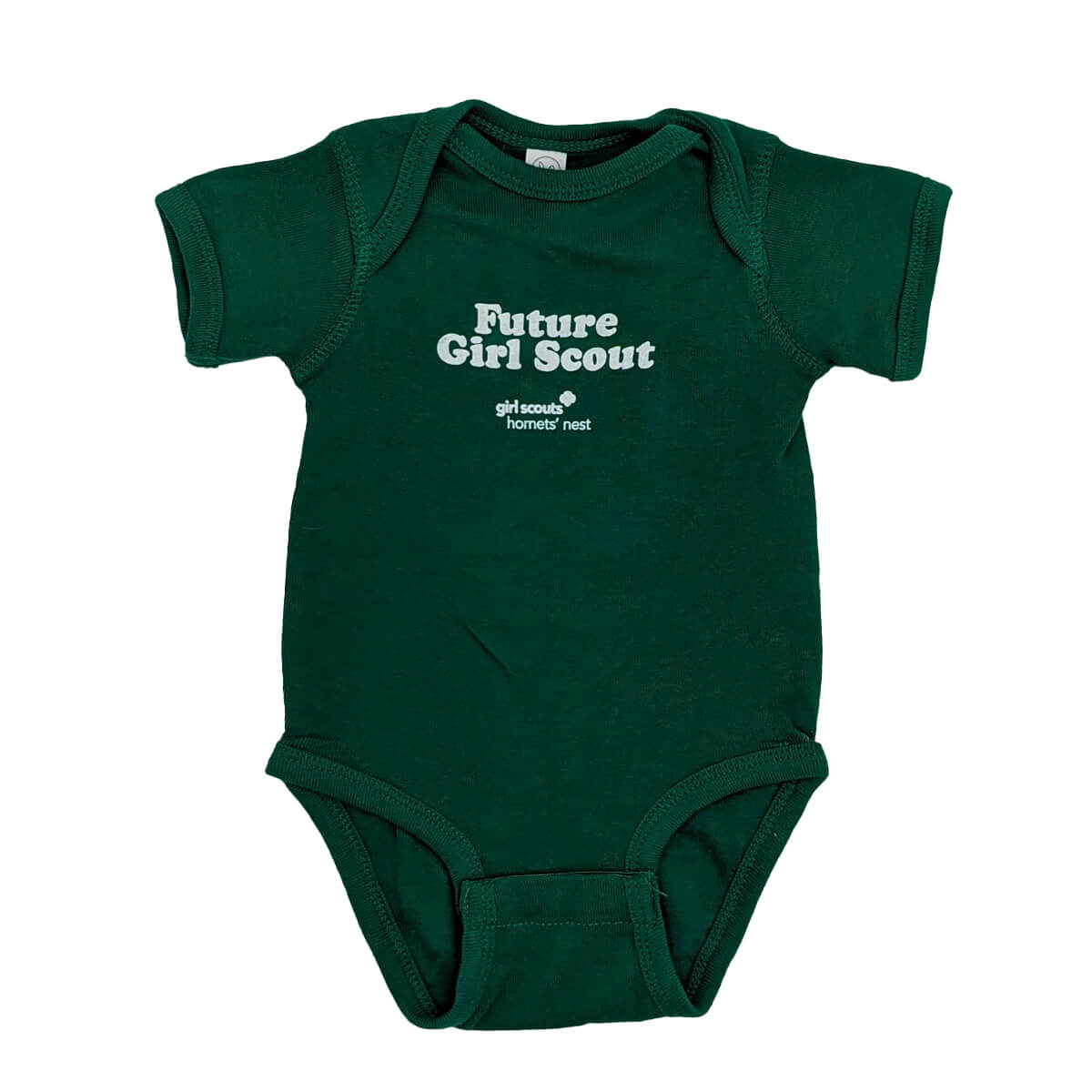 Girl Scout Nest Future Girl Scout Onesie Green