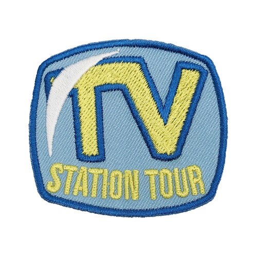 TV Station Tour Fun Patch