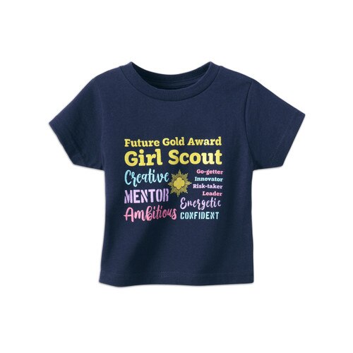 Future Gold Award Girl Scout T Shirt Toddlers Sizes Girl Scout Shop