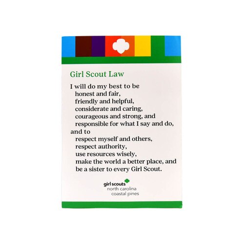 GSNCCP Girl Scout Law Poster