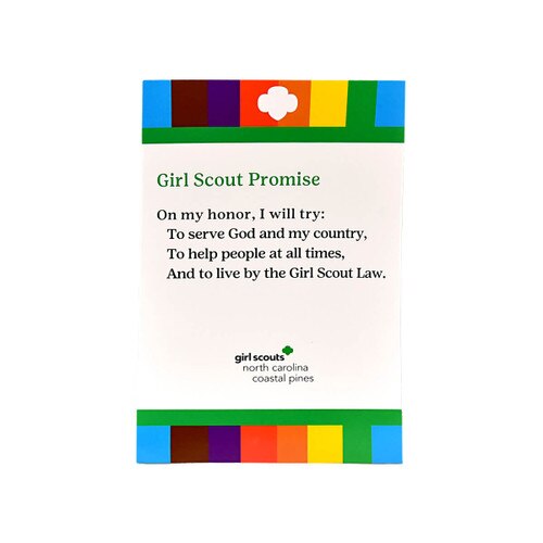 GSNCCP Girl Scout Promise Poster