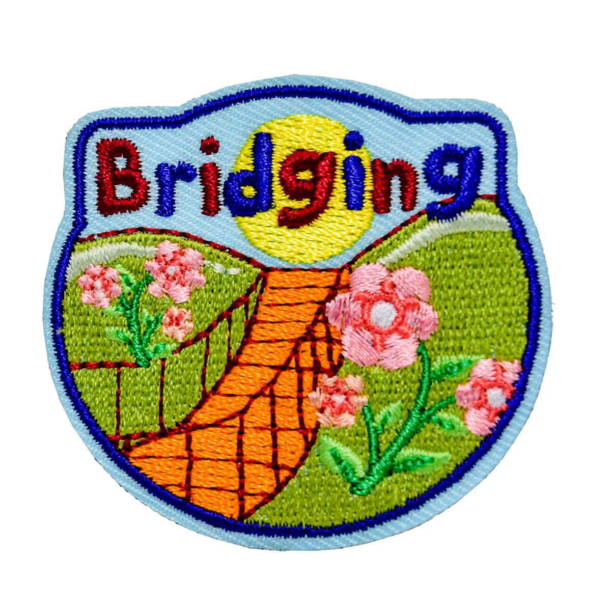 GSNCCP Bridging Flowers Fun Patch Girl Scout Shop