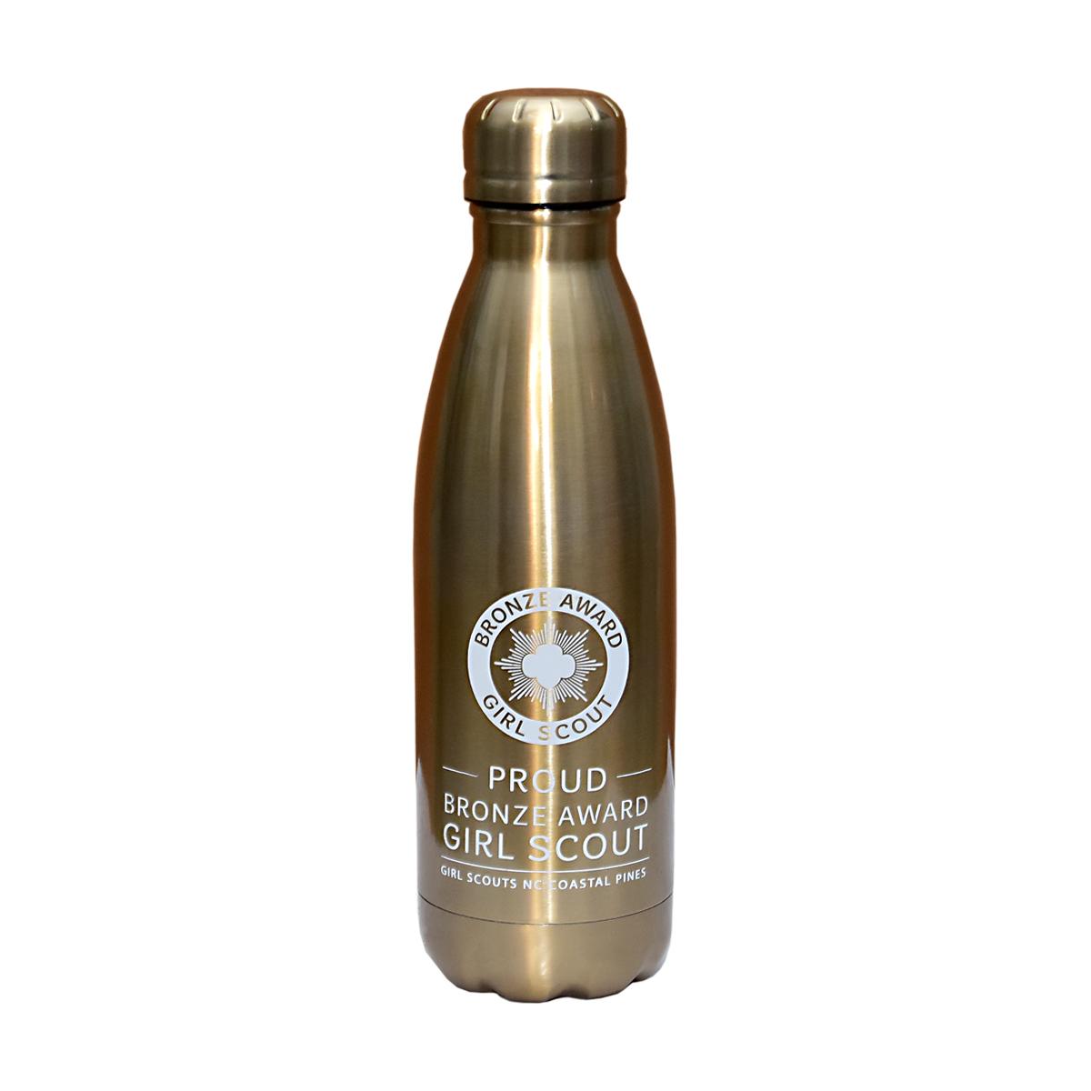 GSNCCP Bronze Award Metallic Bottle | Girl Scout Scout Shop