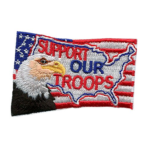 GSNCCP Support Our Troops Fun Patch