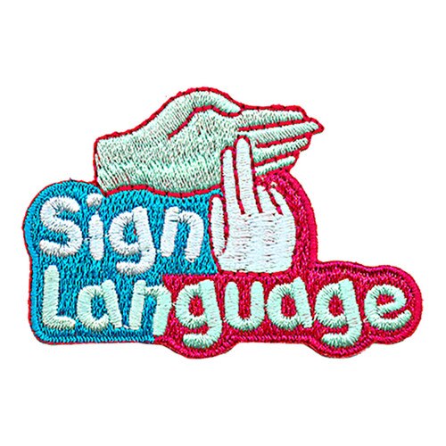 GSNCCP Sign Language Fun Patch