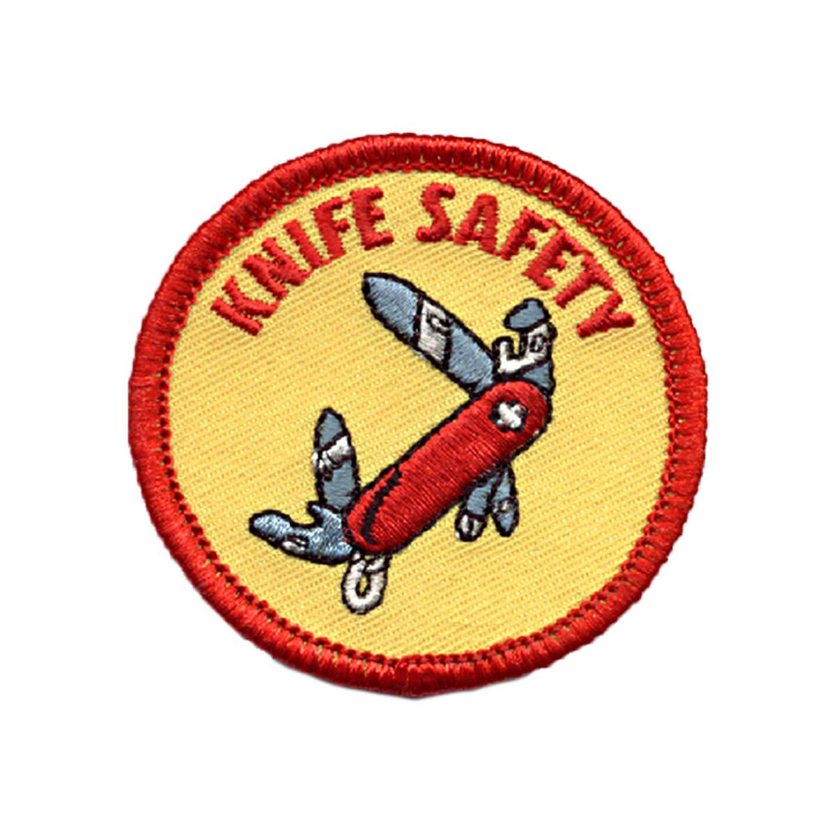 GSNCCP Knife Safety Fun Patch Girl Scout Shop