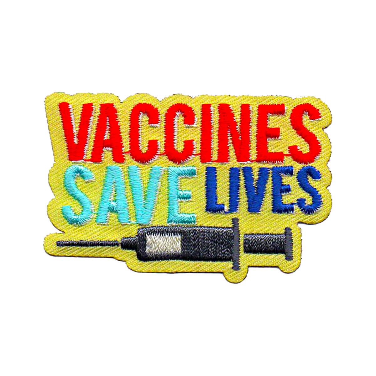 GSNCCP Vaccines Save Lives/ Vaccination/ Covid 19 Fun Patch Girl