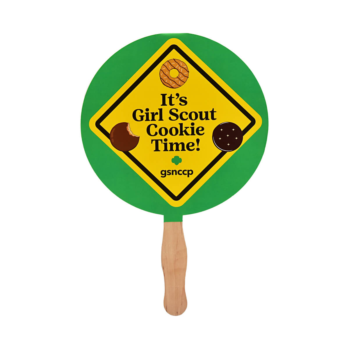 GSNCCP Cookies Handheld Sign for Cookie Booth Girl Scout Shop