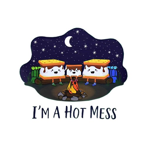 GSNCCP I'm A Hot Mess S'mores T-Shi