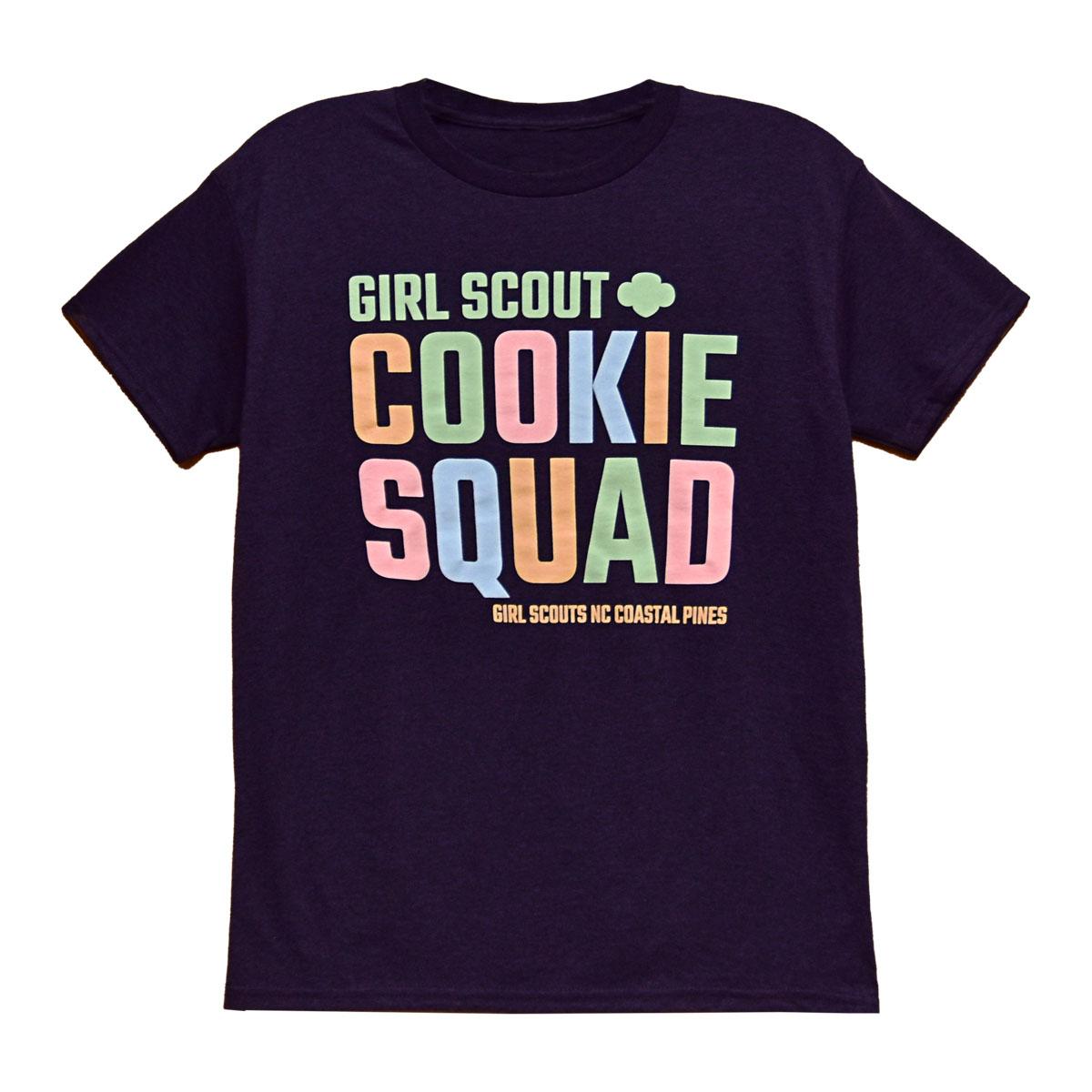 Girls Scout Cookies Girl Clothing GSNCCP Cookie Squad T-Shirt