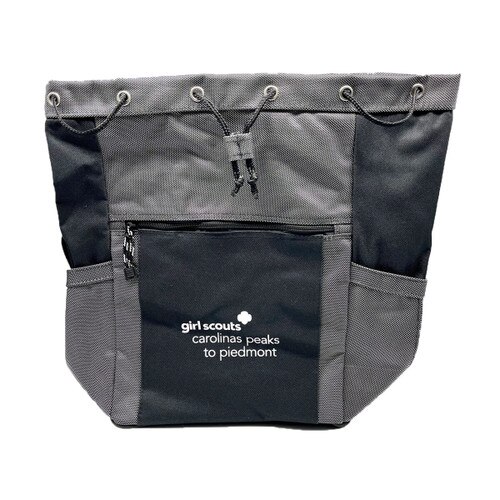 GSCP2P Black Drawstring Backpack
