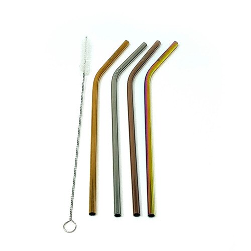 GSSC-MM Metallic Reusable Straw wit