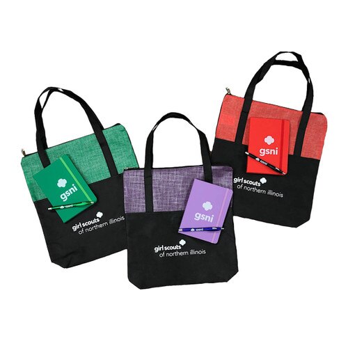 GSNI Crosshatch Zippered Tote