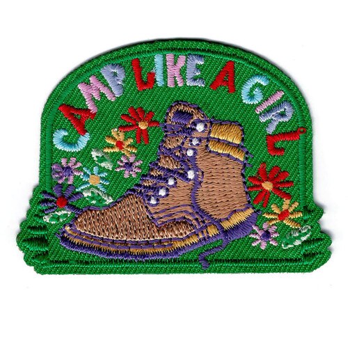 GSNI Camp Like A Girl Fun Patch
