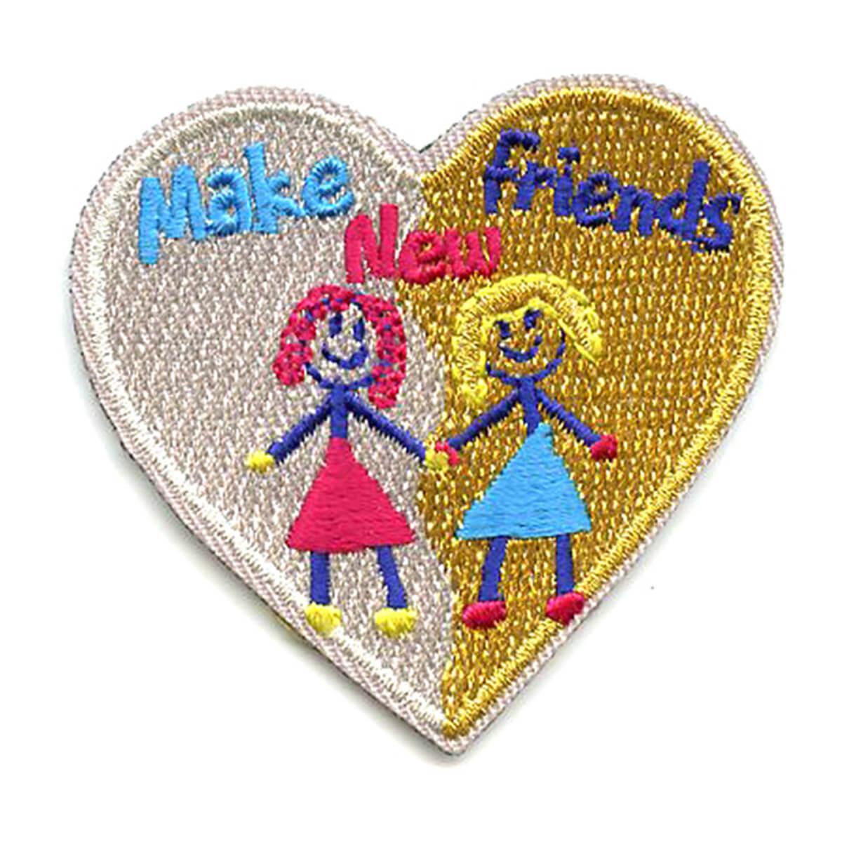 GSNI Make New Friends (Heart) Fun Patch Girl Scout Shop