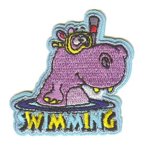 GSNI Swimming, (Hippo), Fun Patch