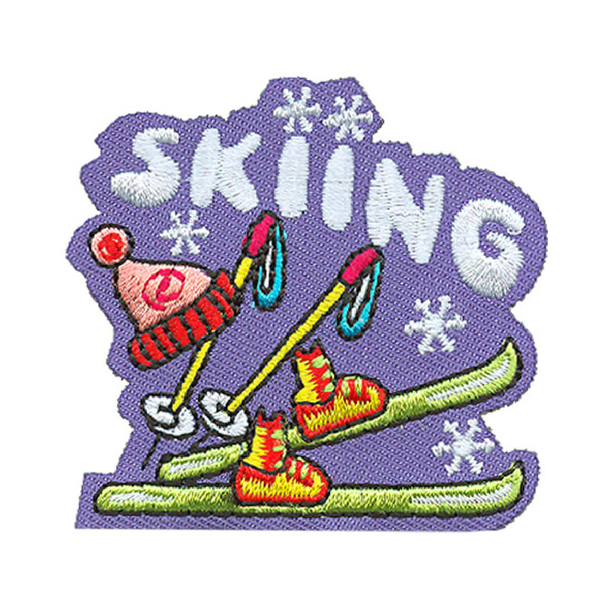 GSNI Skiing Fun Patch Girl Scout Shop