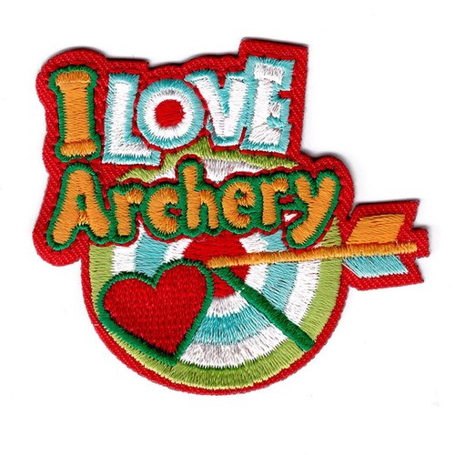 GSNI I Love Archery Fun Patch
