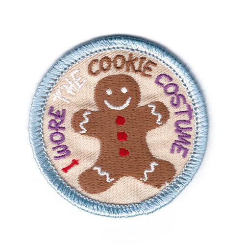 I Wore the Cookie Costume Fun Patch