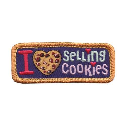 GSNI I Love Selling Cookies Fun Pat