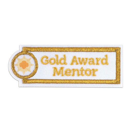 Gold Award Mentor Sew-On Patch