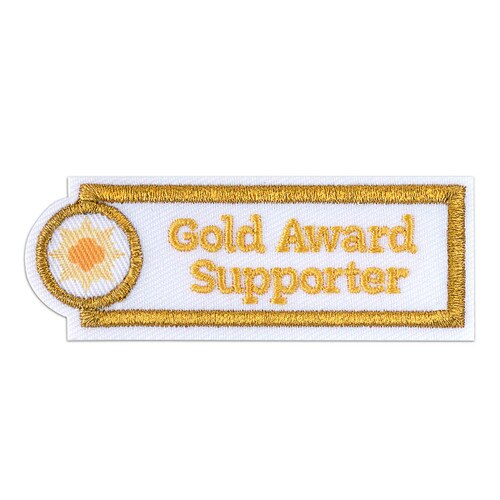 Gold Award Supporter Adult Patch