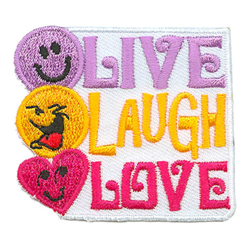 GSSI Live Laugh Love Fun Patch