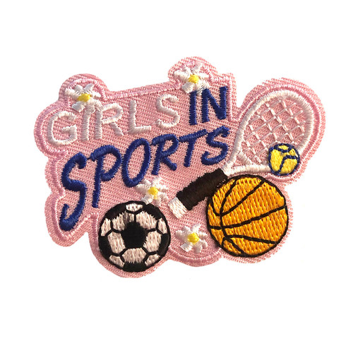 GSMWLP Girls in Sports Fun Patch