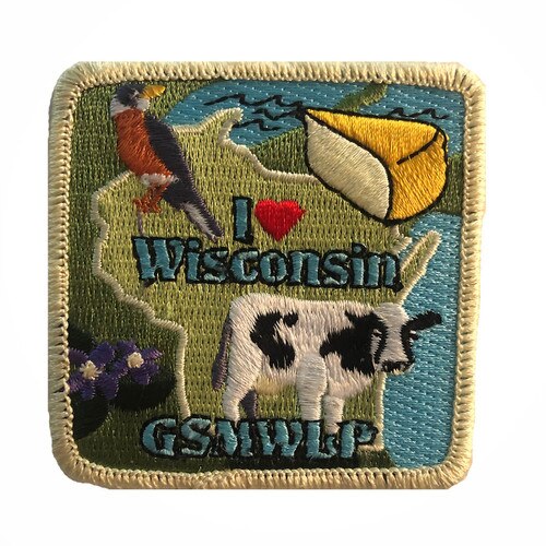 GSMWLP I Love Wisconsin Patch