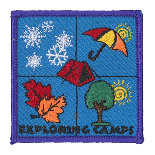 River Valleys Exploring Camps Base Patch Girl Scout Shop