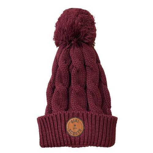 GSRV Pom Beanie - burgundy