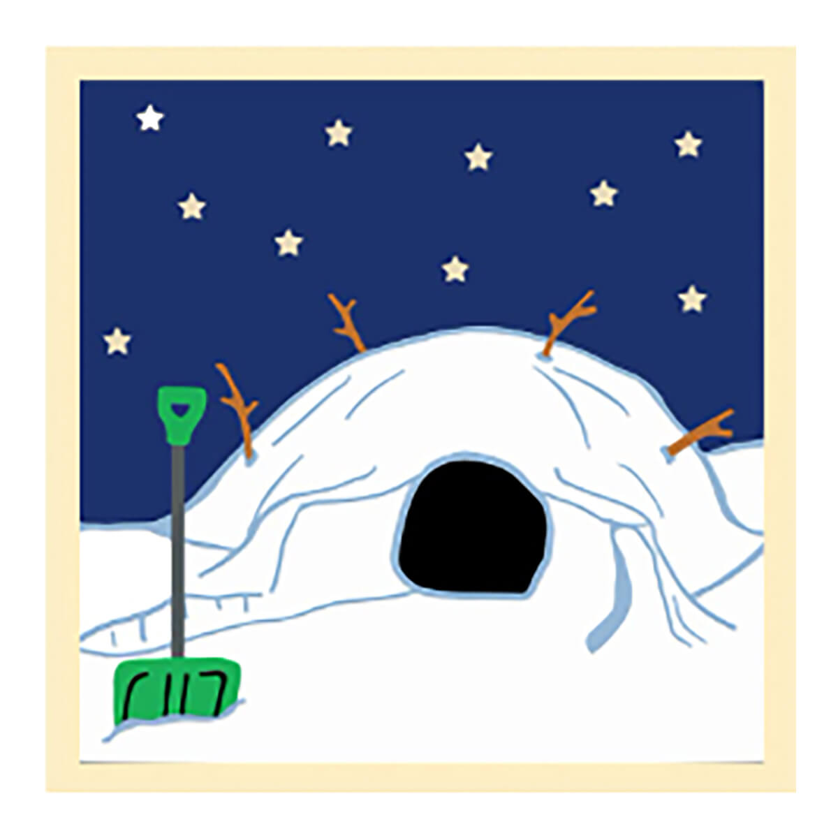 GSRV Every Girl in a Tent Winter Camping Challenge Patch Girl Scout Shop