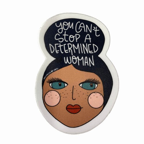 GSRV Determined Woman Sticker
