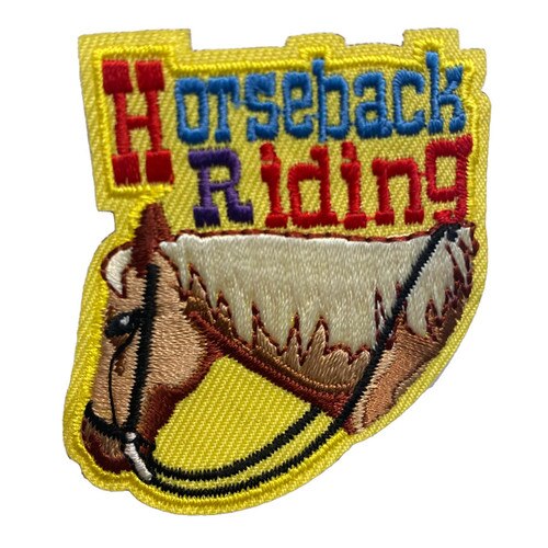 GSRV Horseback Riding (Yellow) Patc