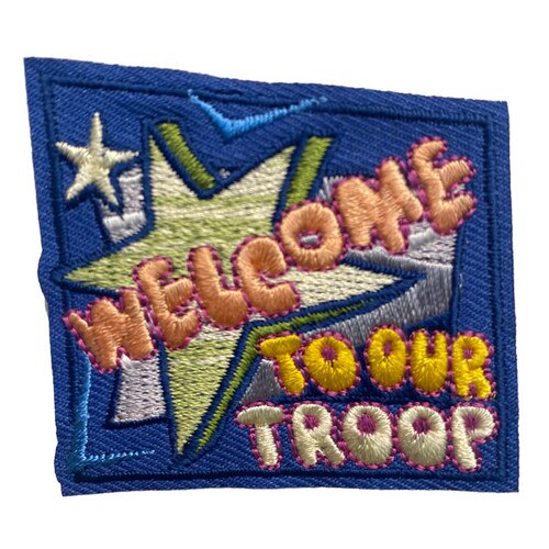 GSRV Welcome To Our Troop Patch