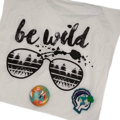 GSNWGL BE WILD BANDANA SET W/ MAGNE
