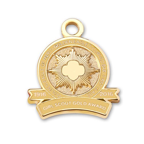GSNWGL Charm - Gold Award Centennia