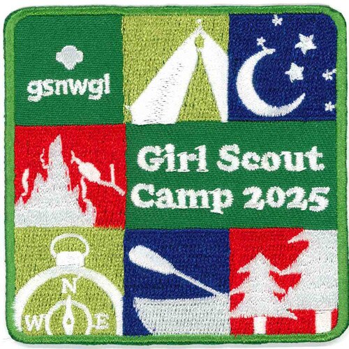 GSNWGL Girl Scout Camp 2025 Fun Pat