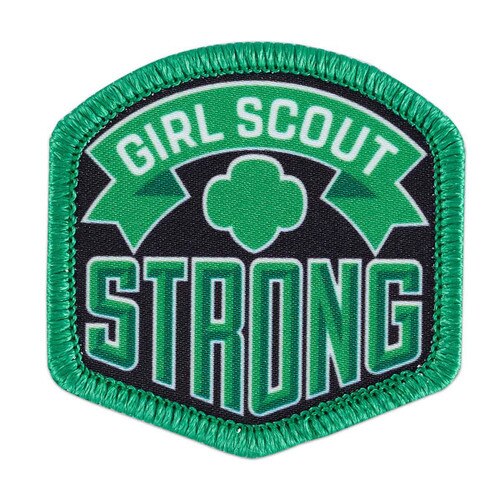 GSNWGL GIRL SCOUT STRONG FUN PATCH