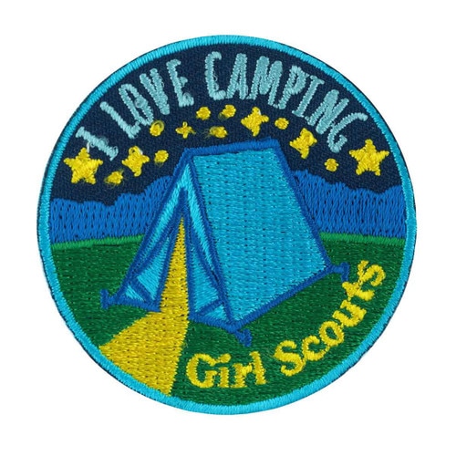 GSNWGL I LOVE CAMPING FUN PATCH
