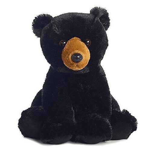 14" Plush Black Bear