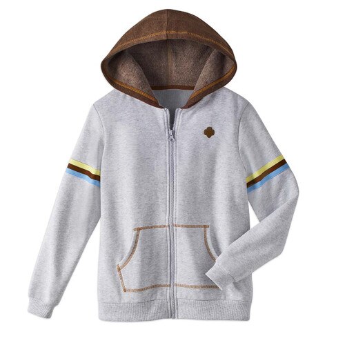 brownie zip hoodie contrast hood