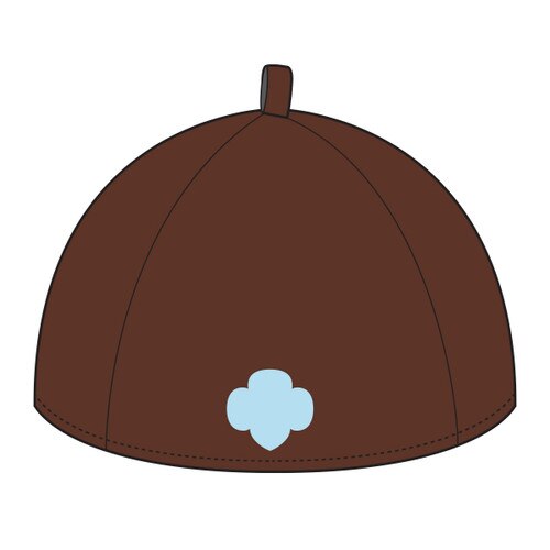 brownie trefoil beanie